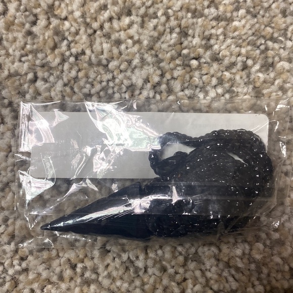 NEW - Unisex Men’s Spearhead Pendant Necklace (Zinc Alloy / Black) - Picture 6 of 6